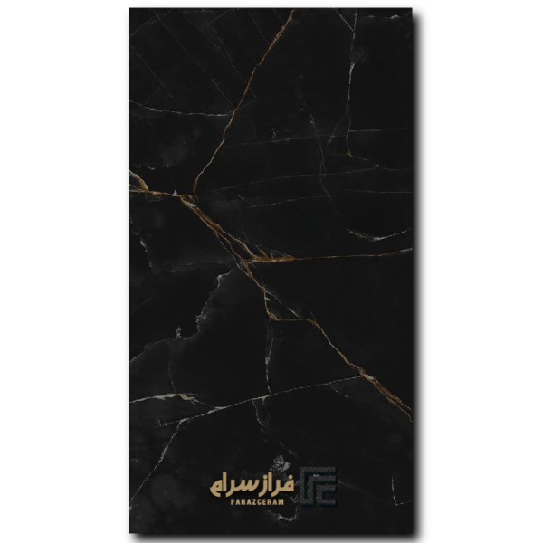 سرامیک داماریس مشکی پولیش 160*80